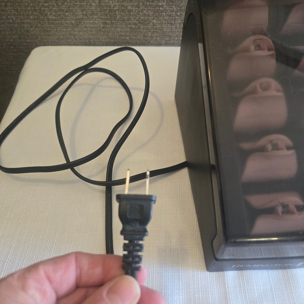 Remington T Studio H-9000 Hot Rollers Hair Curlers 20 Clips Velvet - Picture 4 of 5